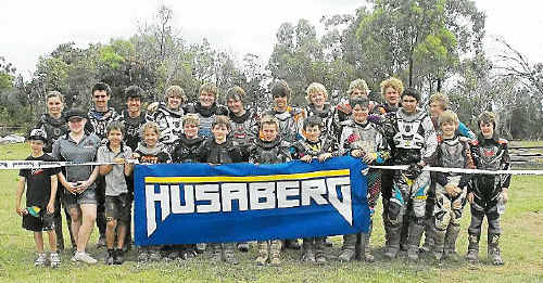 Junior members of the Gympie Motorcycle Club. Junior members of the Gympie Motorcycle Club.